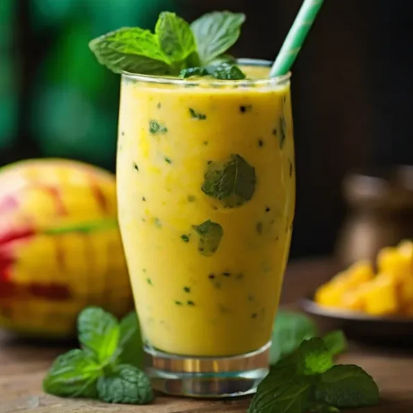 Mango-mint-lassi,mango-lassi