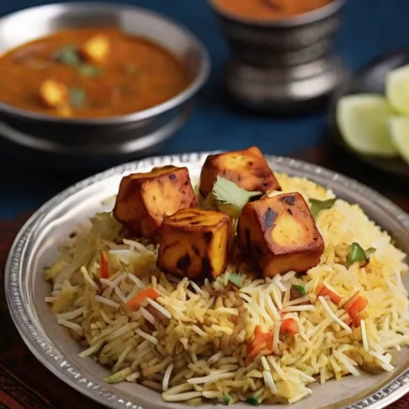 Paneer Tikka Biryani